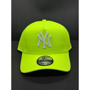 New York Yankees Neon Yellow 9FORTY A-Frame Snapback - NWT - world series ???